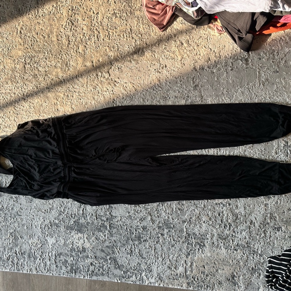 Maurices Black Jumpsuit Sleek and Relaxed Fit